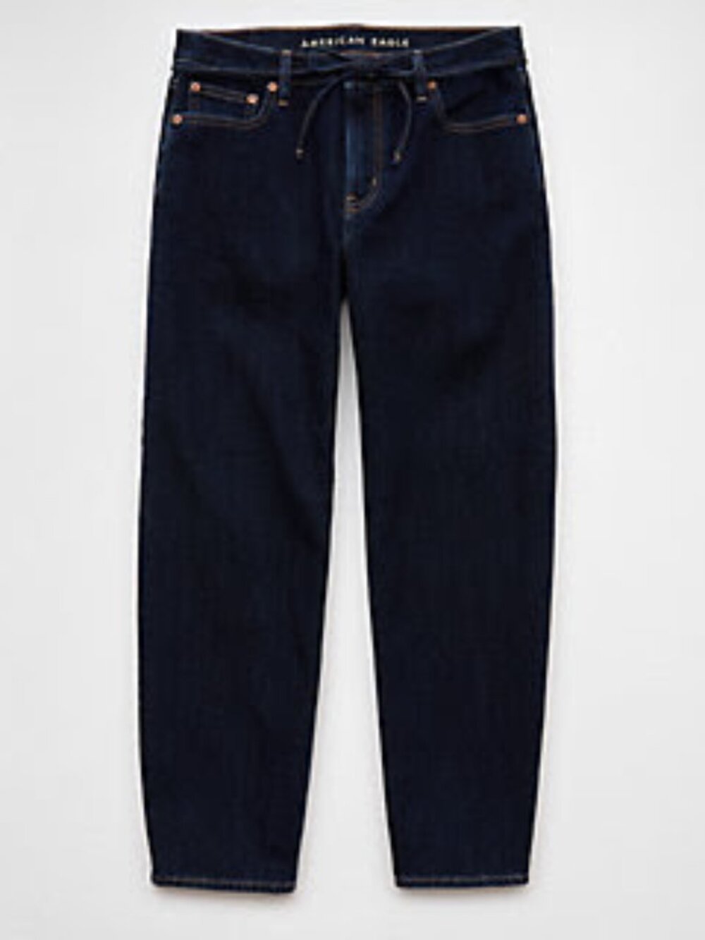 American Eagle Dark Wash Barrel  Jeans